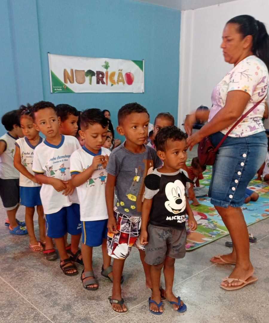 Camacã: O NASF comemorou o dia da Nutrição com diversão e aprendizado para alunos das creches